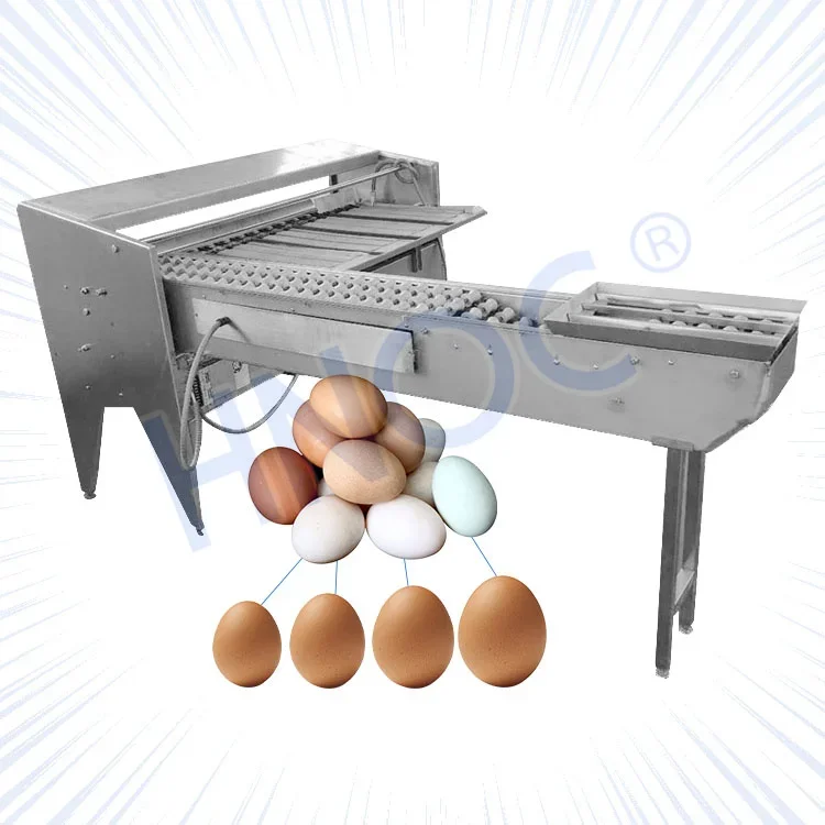 5 Row Lane Egg Sorter Scale and Grader Weigh Inspection 10000 Egg/hr Duck Egg Grade Machine for Sale