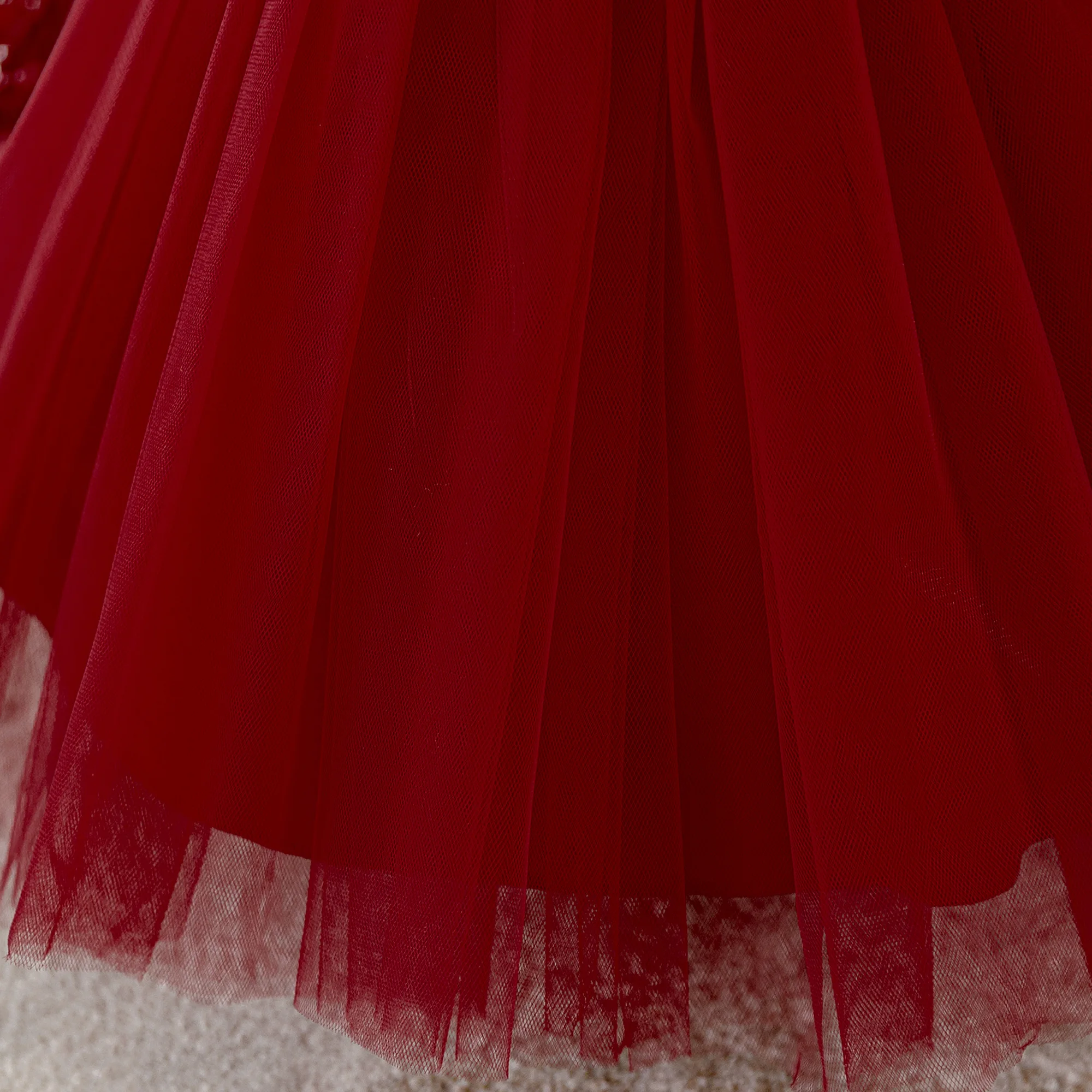 Элегантное платье для крещения для маленьких девочек, платье принцессы с длинными рукавами на первый день рождения, свадьбу, платье подружки невесты для девочек, рождественское платье для выпускного вечера