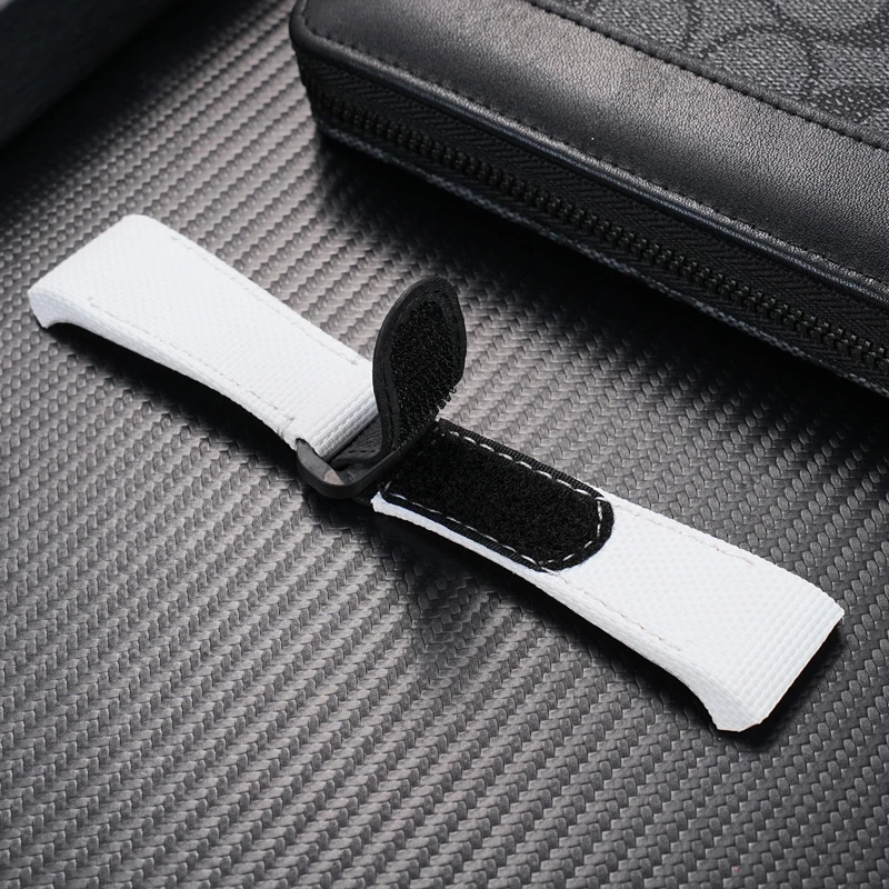 ل فرانك مولر V45 الراقية مخصصة FKM ساعة مطاطية الفرقة V45 سلسلة فلوروروبر ساعة مطاطية حزام سوار معصمه #4