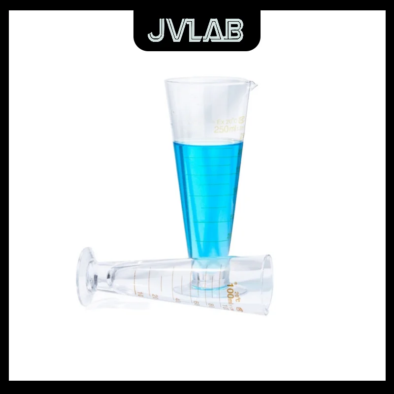 

Triangular Measuring Cup Thickened Borosilicate Glass Laboratory Scale Clear Graduated Beaker 5-1000ml JVLAB