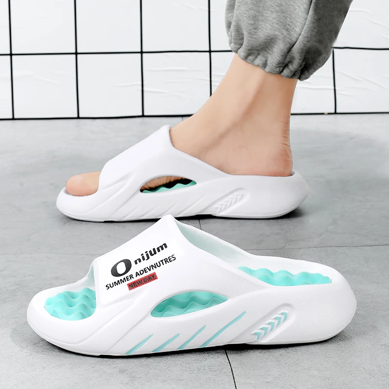 Neue Massage-Hausschuhe für Herren, Indoor-Outdoor-Sandalen, Strand-Freizeitschuhe, bequeme Slides für Herren und Damen, Hausschuhe in großen Größen 46 47 – Detail 13