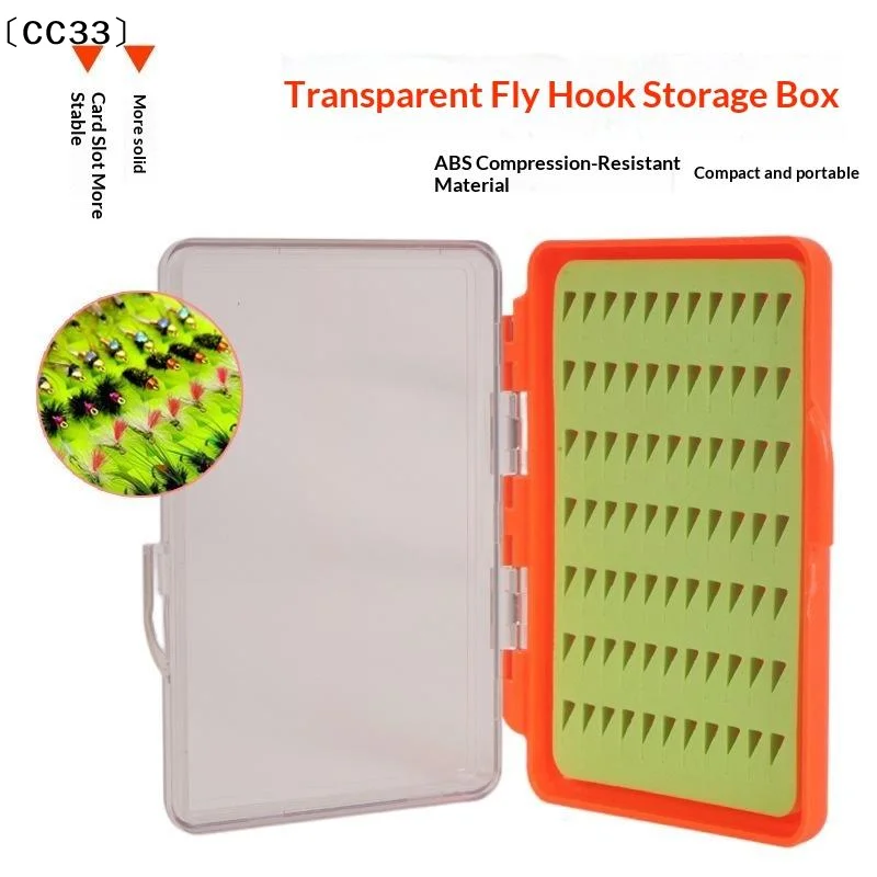 투명 덮개가 있는 ABS 소재의 플라이 낚싯바늘 보관함 - Fishing Hook Box 리뷰 및 가격