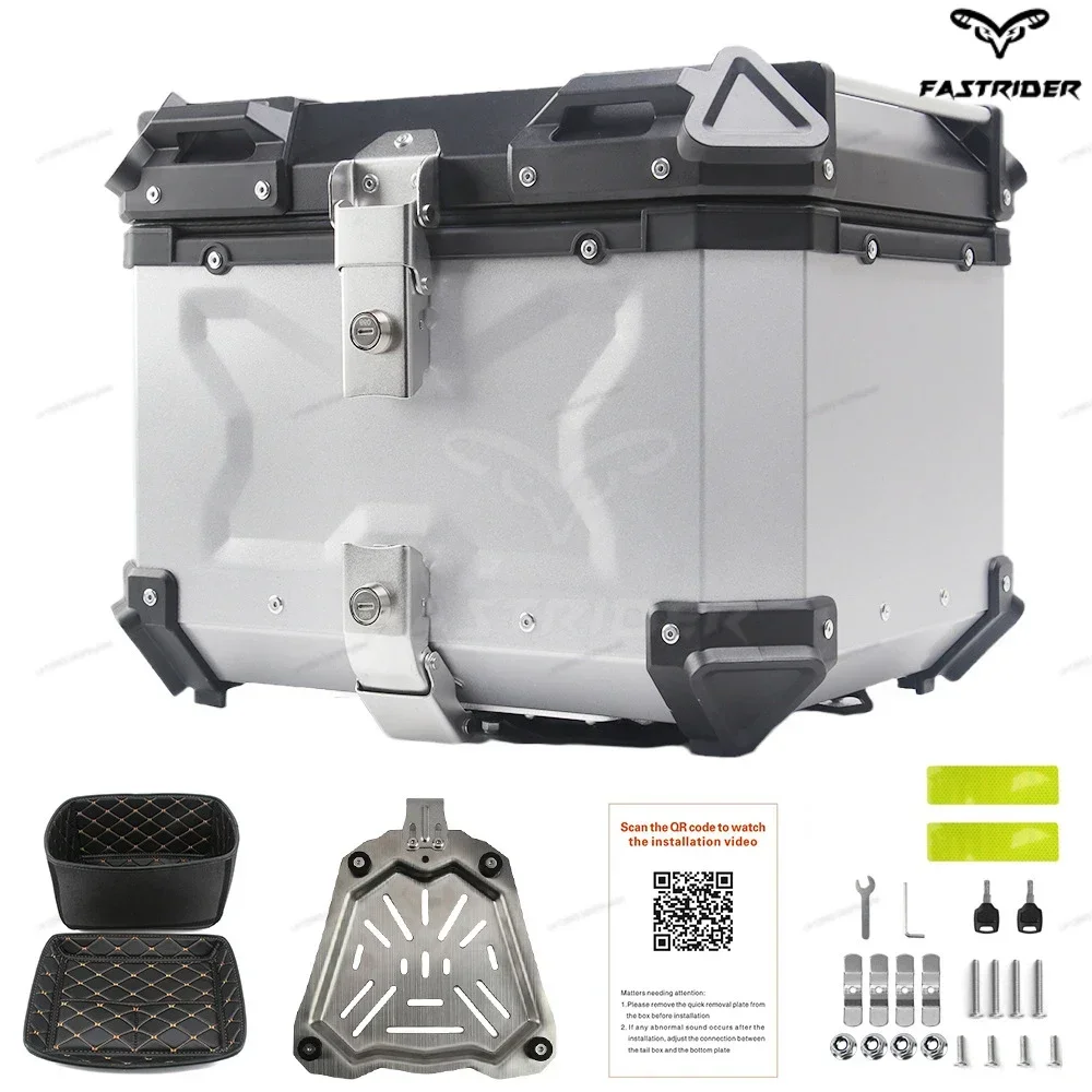 100L 80L 65L 55L Алюминиевый мотоциклетный шлем с ЧПУ для BMW R1200GS LC R1250GS F800GS LC ADV Хвостовые задние чехлы для инструментов Багажник