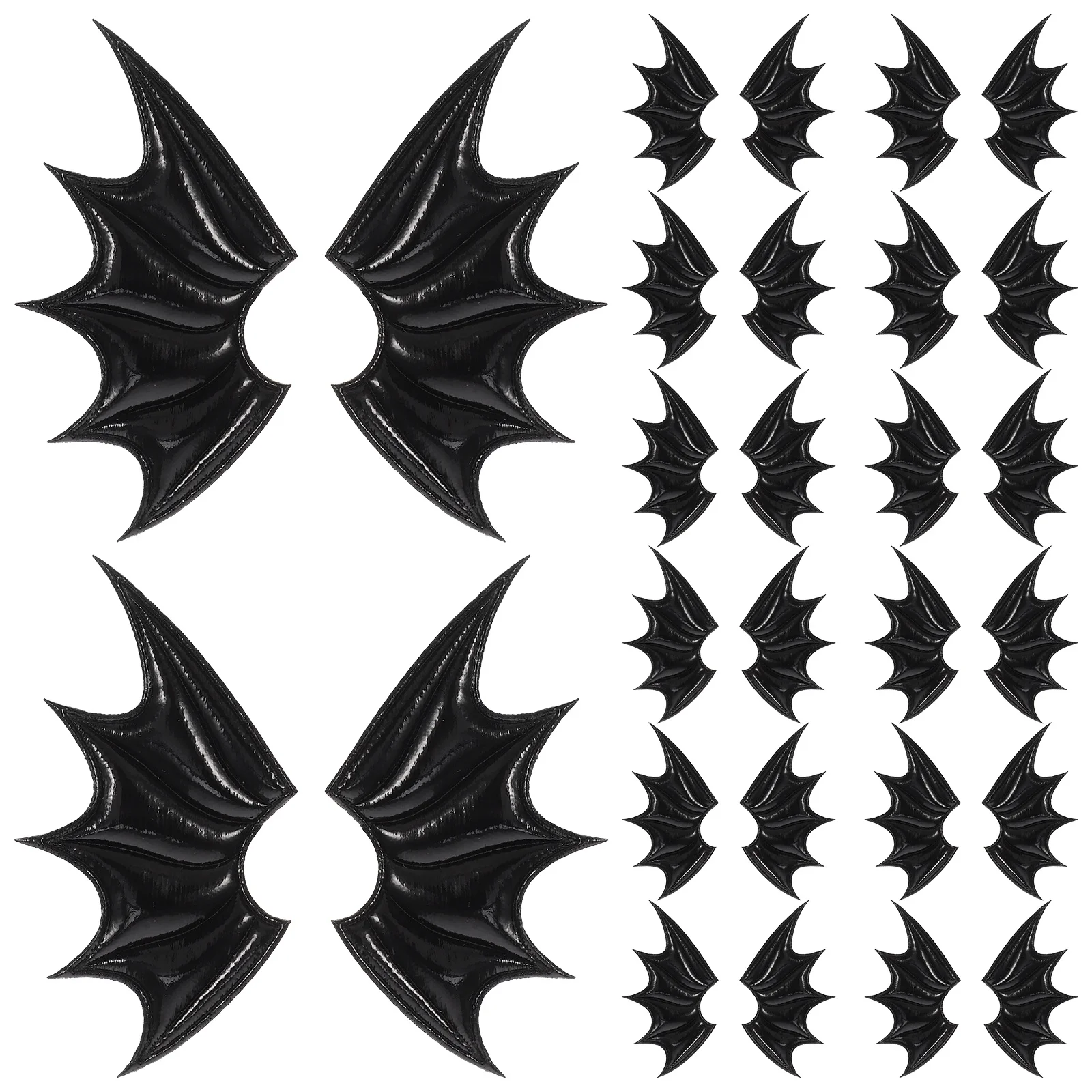 15Pairs الشر الجناح الملابس ديكور DIY أجنحة مصغرة اكسسوارات الحرف للأحذية أكياس القبعات الملابس أجنحة الشر الجناح