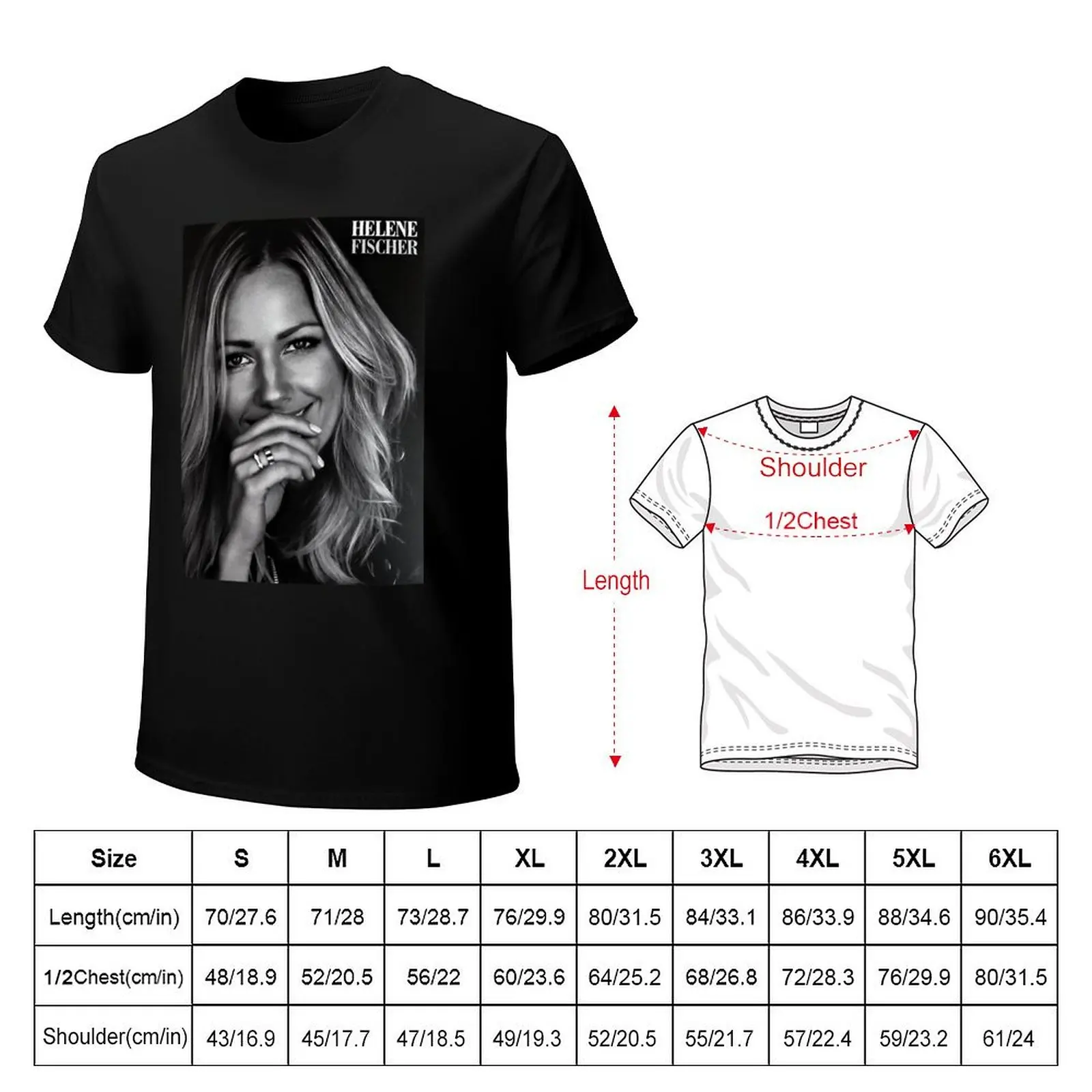 Funny Gift For Helene Fischer Beautiful Eyes Gifts For Fan T-Shirt Comfortable Daily Wear Tee