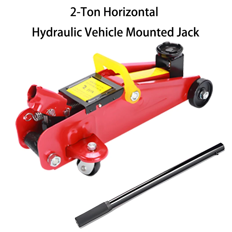 

2-Ton Ultra-Low Position Horizontal Car Sedan Suv Hydraulic Lifting Tire Changing Jack Wheel Frame Car Tire Repair Tool