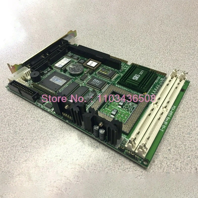 For Advantech Industrial Control Panel Half Length Work Control Motherboard PCA-6153 Rev.B1