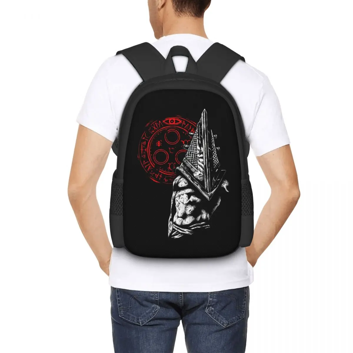 Chain Link And Fog Silent Hill Game Backpack Hot Sale Daypack Large Capacity BookBag School Bag Shoulder Bags for Men Women
