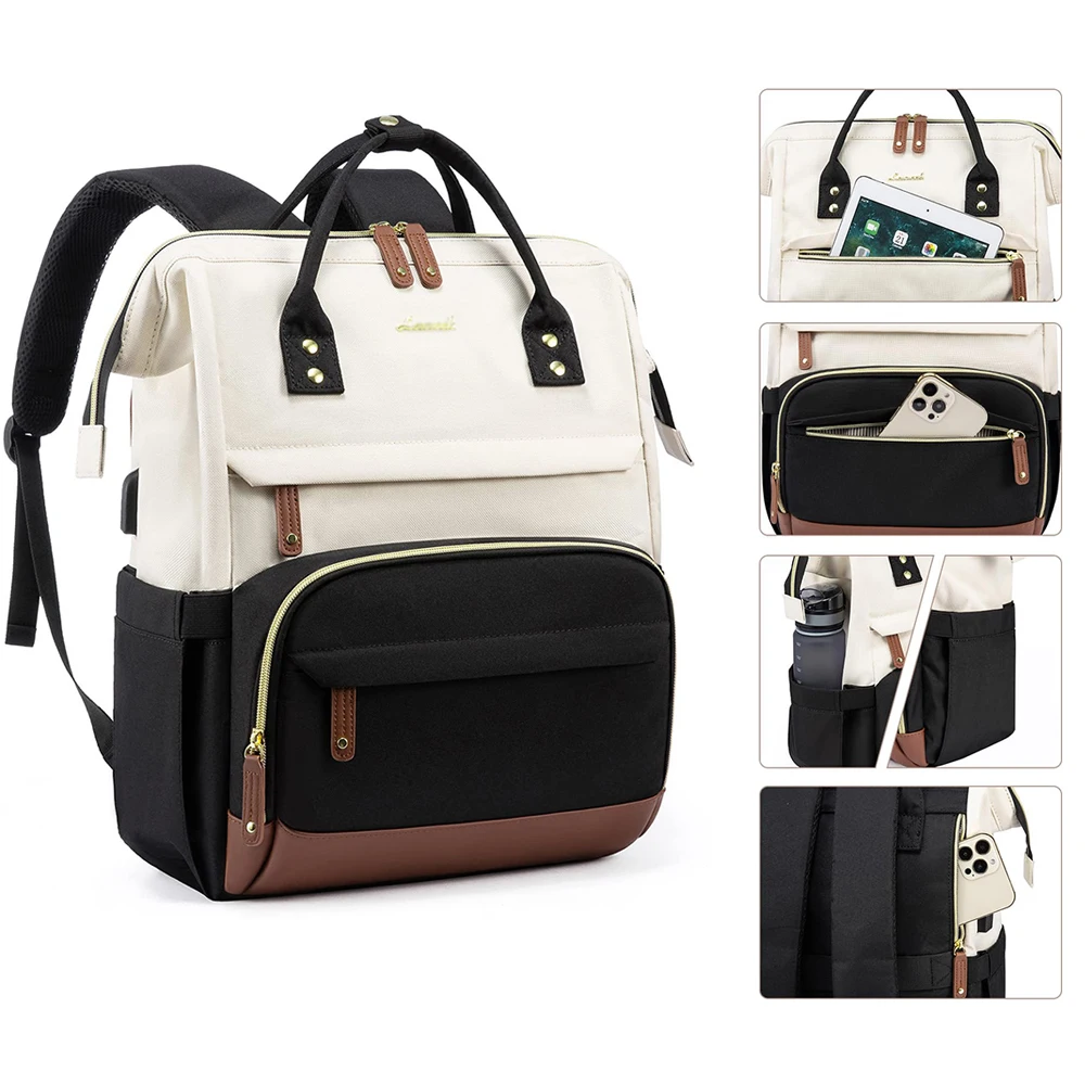 

Laptop Backpack for Women Large Capacity Anti-theft Collegeg Bookbag for School Waterproof Casual Daypack for Travel Bag