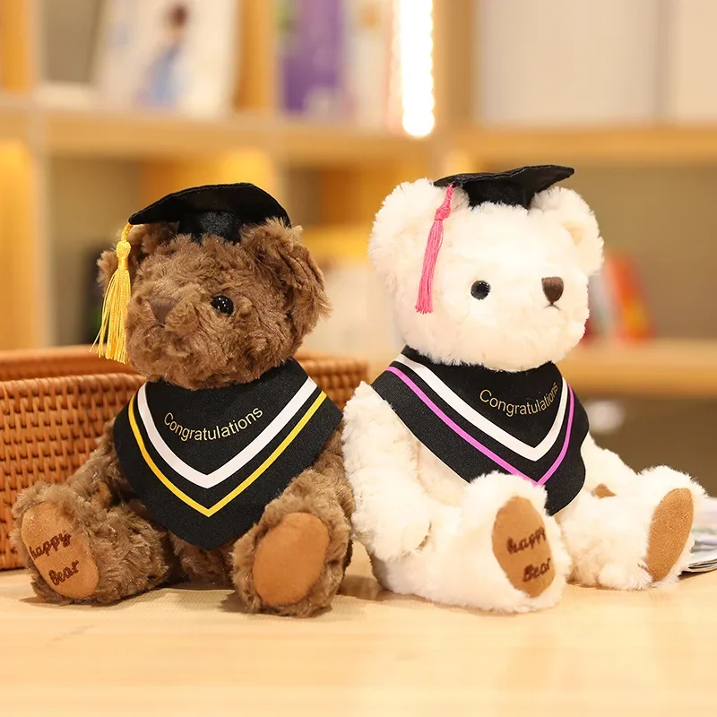 Dr Urso Brinquedo De Pelúcia, Bonecas De Pelúcia Macia, Doutor Teddy, Presente De Graduação Surpresa, Adorável Presente De Aniversário, 20cm, 1Pc