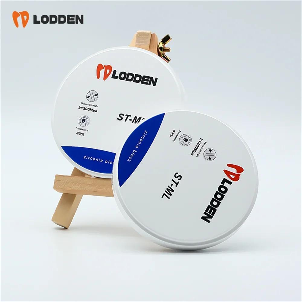 Lodden 18mm ST-ML Multilayer Dental Zirconia Block 98mm Open System For CAD CAM Dental Lab Material