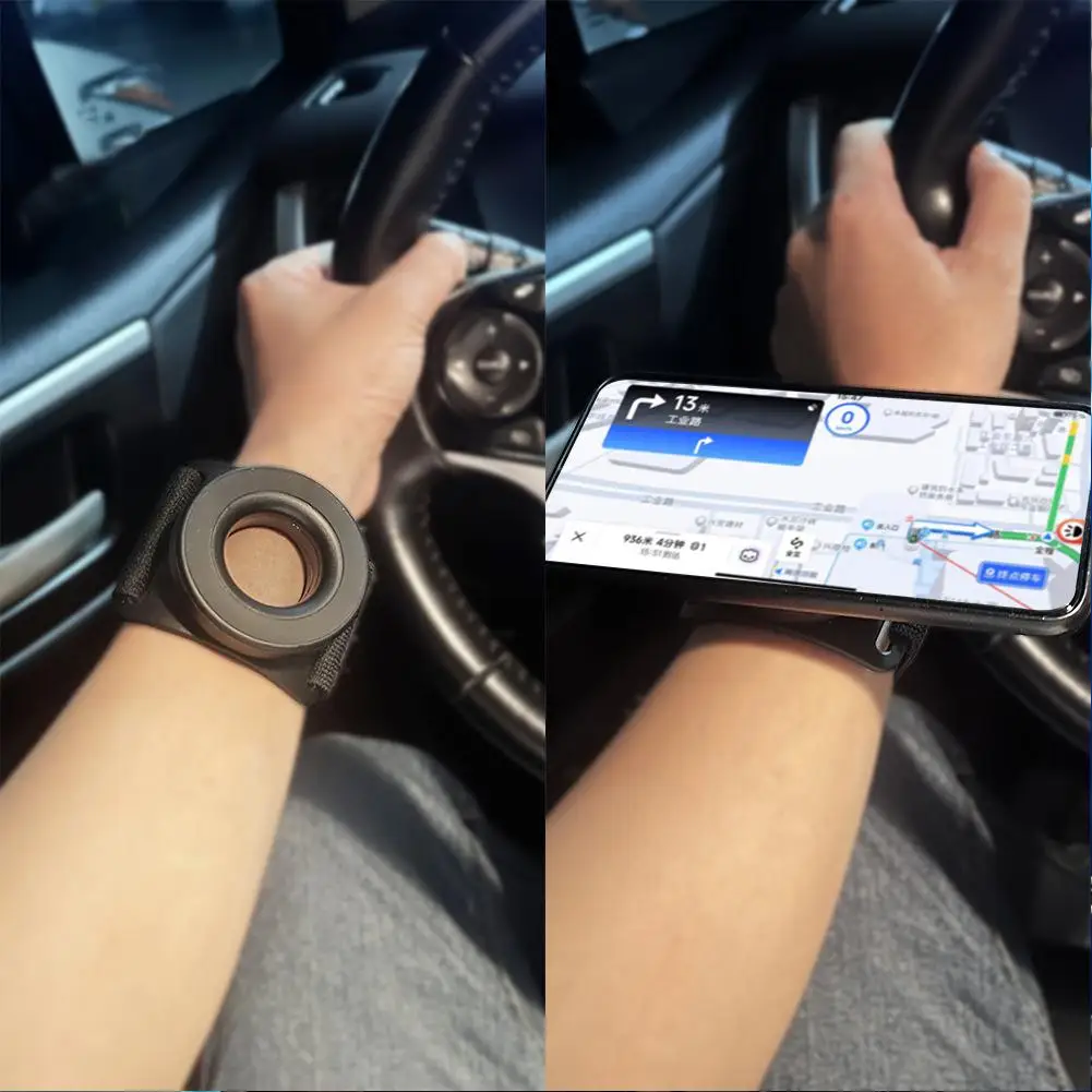 Новый ремешок на запястье, магнитный держатель для телефона с веревкой против потери, универсальный для мобильного телефона, вождения автомобиля, навигации, спортивной подставки, кронштейн