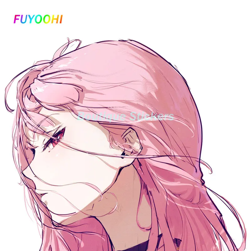 Наклейки на автомобиль FUYOOHI Play для Hololive En Mori SUV, наклейки «сделай сам» на окклюзию, царапины, водонепроницаемые, устойчивые к царапинам наклейки на грузовик, Декор