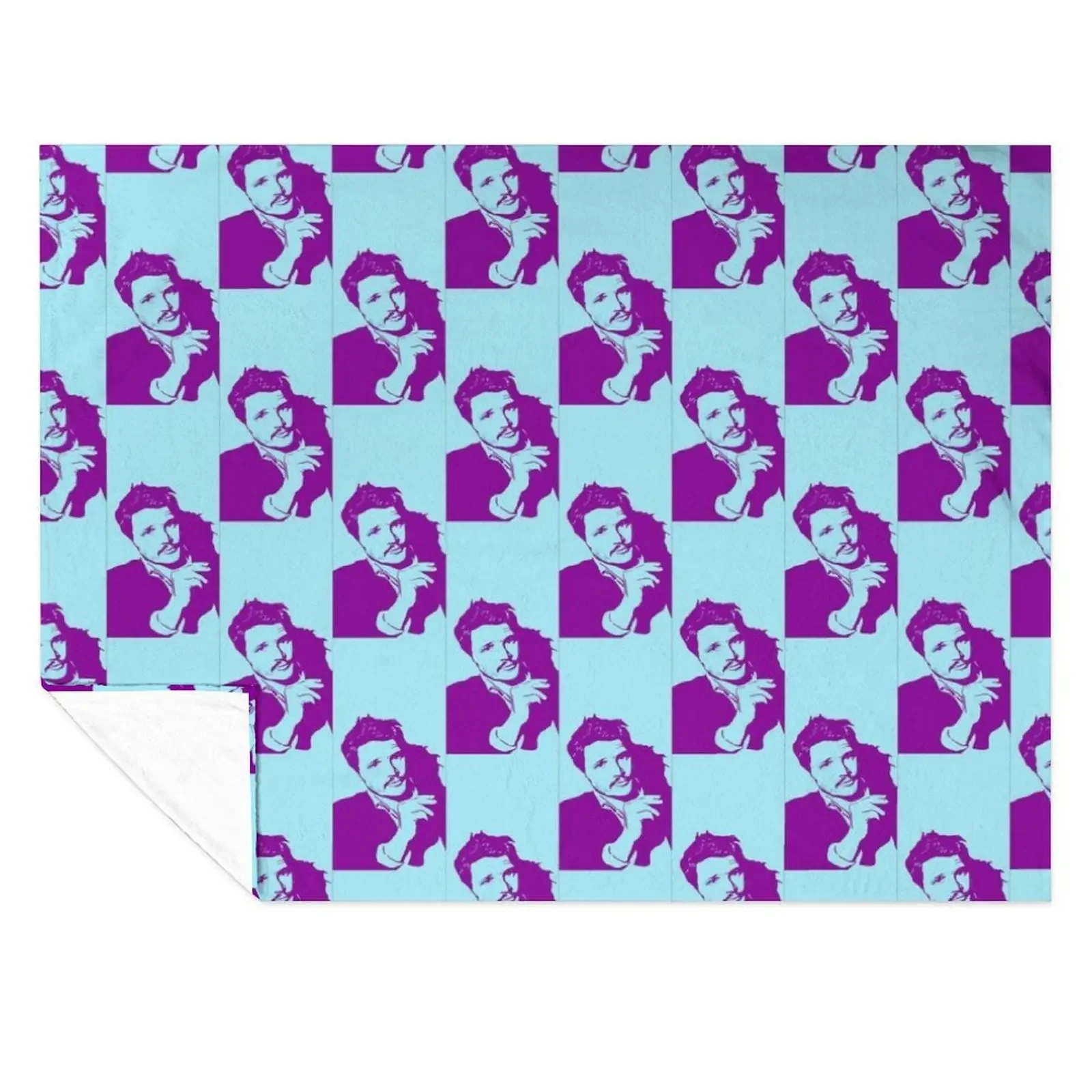 

PEDRO PASCAL PURPLE Throw Blanket for babies Bed Fashionable Picnic Luxury St Blankets