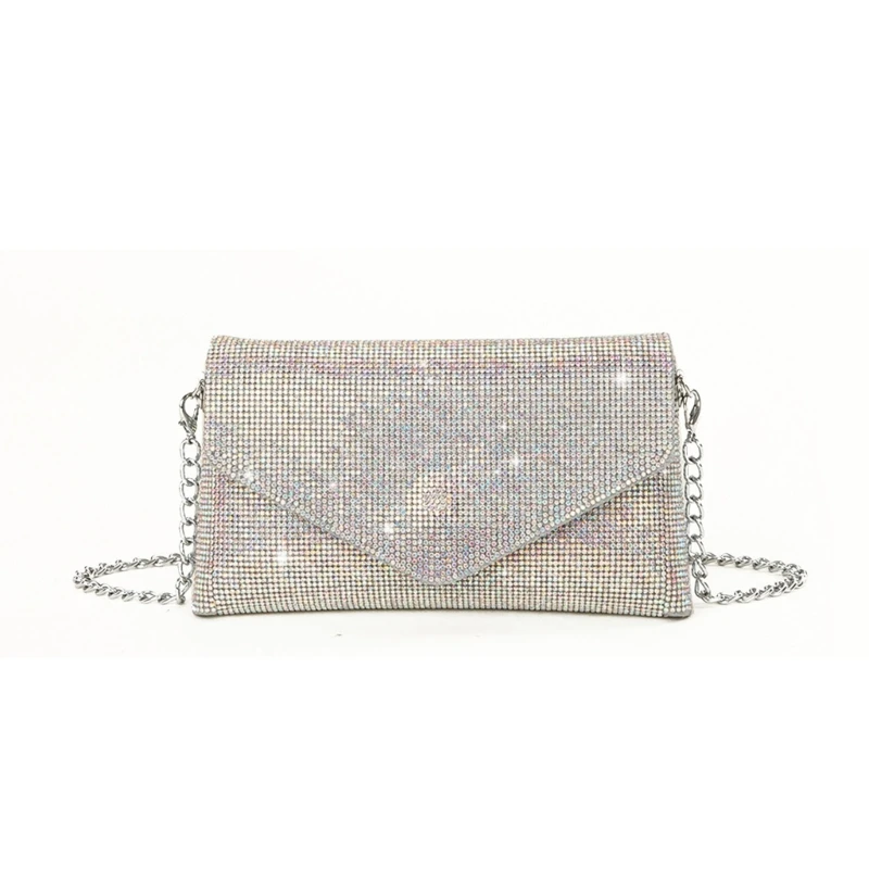 Women Evening Bag Wedding Gift Clutch Detachable Chain Shoulder Bags Handbag