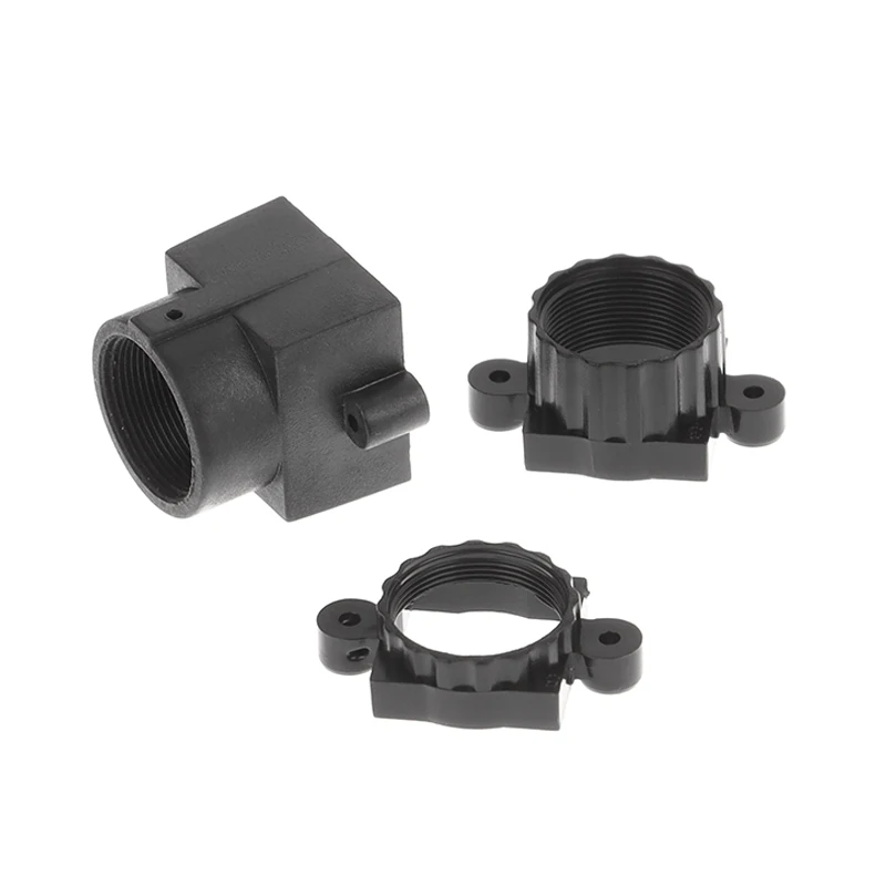 5pcs M12 Lens Base 18mm Mounting Hole Spacing 6mm 8.5/10/12/13mm High Plastic Lens Holder PCB Board Module Lens Mount Connector