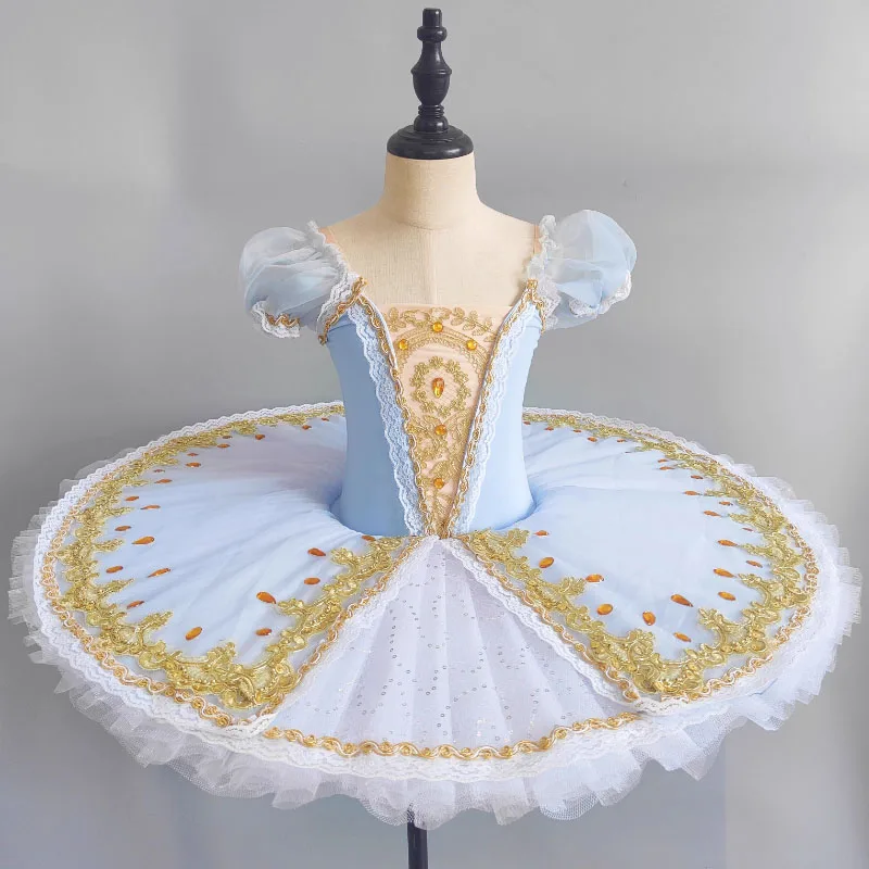Robe de ballerine rose pour enfants, Tutu de danse moderne à paillettes, tenues de danse Jazz pour filles, vêtements de scène pour enfants, vêtements de Ballet