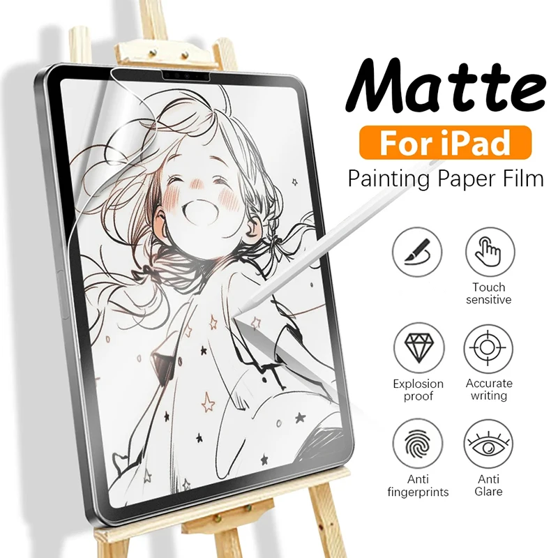 Like Paper Film Screen Protector For iPad 10th generation Air 5 4 10.9 Mini 6 ipad 7th 8th 9th gen 10.2 Pro 11 Matte Film Writer