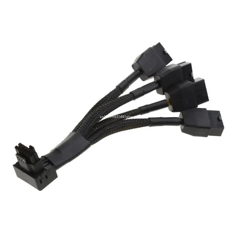 16AWG 12VHPWR PCIE 5.0 3x8pin 4x8Pin to16Pin (12+4P) Male 90° Power Extension Dropship