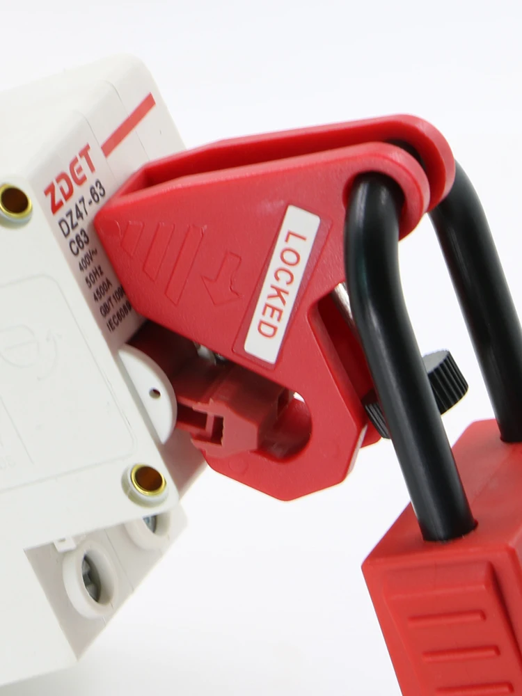 Universal Miniature Circuit Breaker Lockout Device MCB Single Multi-pole Isolation Appliance ELECTRICAL Power Blocked LOTO Lock