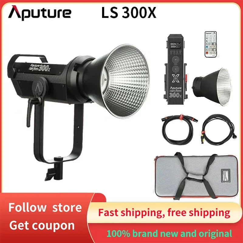 Aputure LS 300X Bi-Color 2700-6500K 350W V-mount LED Video Light Storm Profession Photography Lighting Multi Control Supported