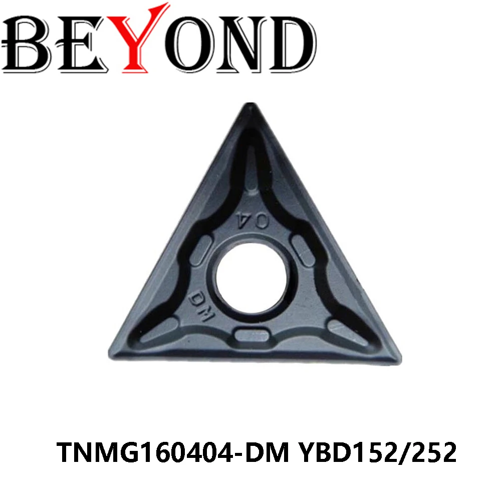 

Original TNMG160404-DM YBD152 YBD252 CNC Cutter Turning Tools Carbide Inserts TNMG TNMG160404 DM BEYOND Machine Lathe Boring Bar