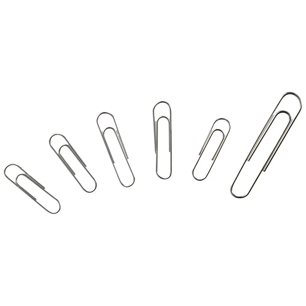 700pcs File Organization Metal Paper Clips Silver Bookmark Binder Clips Office