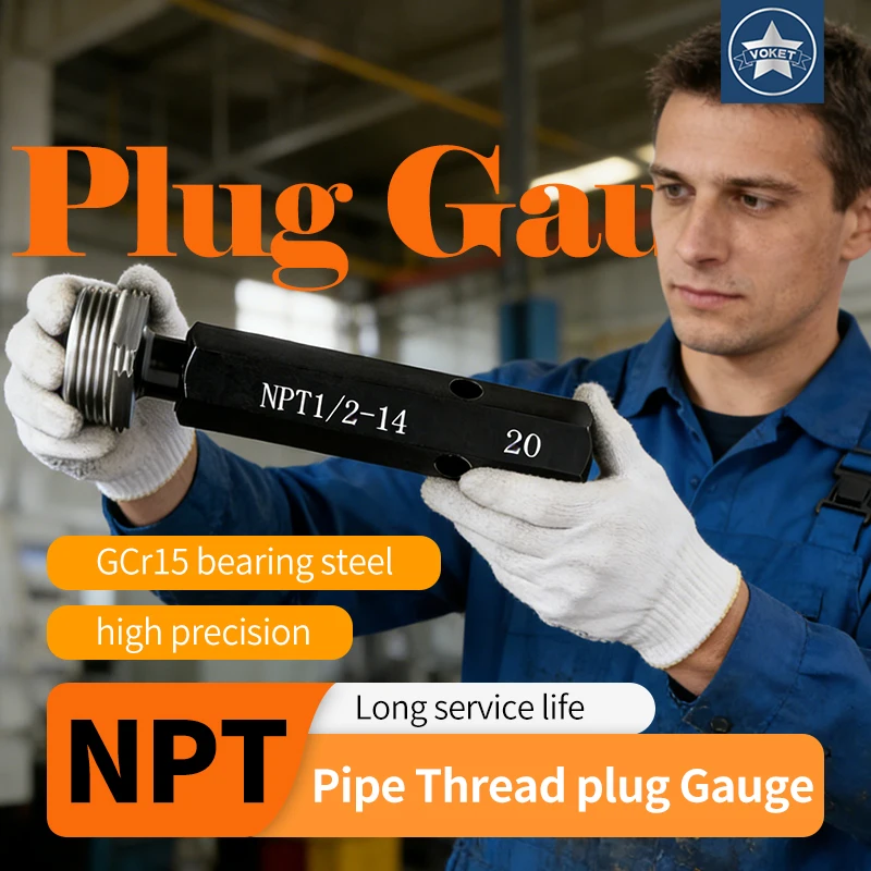 

Измерительный инструмент для конической резьбы NPT, 1 шт., NPT1/16-27, 1/8, 1/4, 3/8, 1/2, 3/4, 1''-1''1/4, 1''1/2, NPT2''-2''1/2, 3''-3''