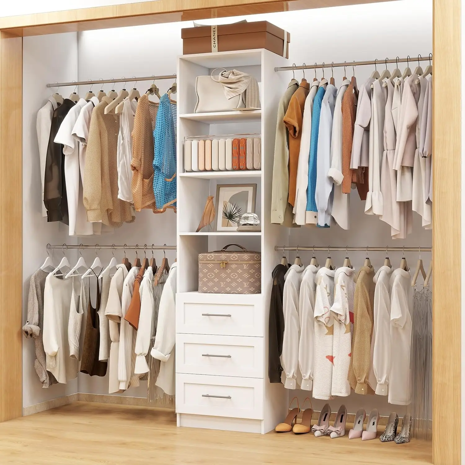 Closet System With …