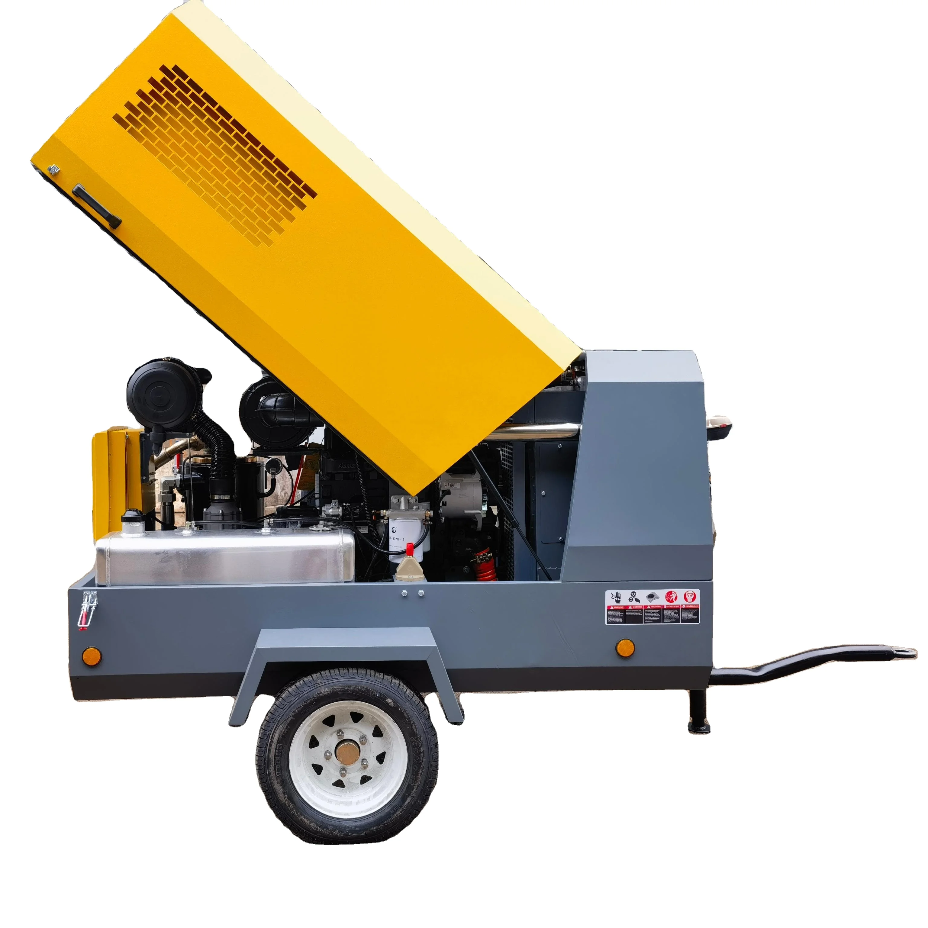 Factory Directly 10m3/min 8 Bar 78 Kw Portable Diesel Screw Air Compressor