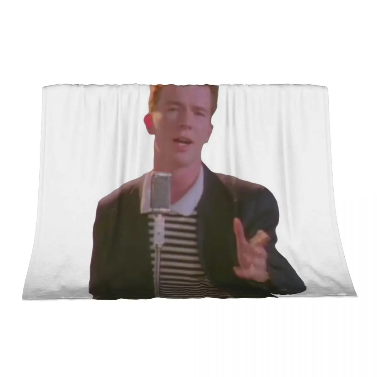 

Never gonna give you up Throw Blanket Bed linens Sofas Hairy Blankets For Sofas Blankets