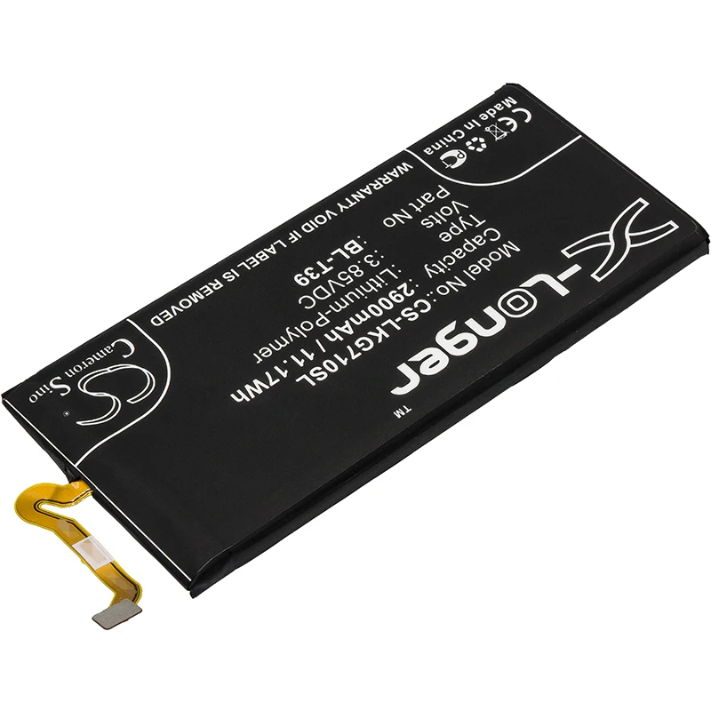 3.85V 2900mAh Battery BL-T39 EAC63878401 for LG G7 ThinQ,G7+,G7 Plus,Q7+,K12+ 2019,Phoenix 5,Arena 2,Prime 2,X2 2019,Q9,X320Q view 2