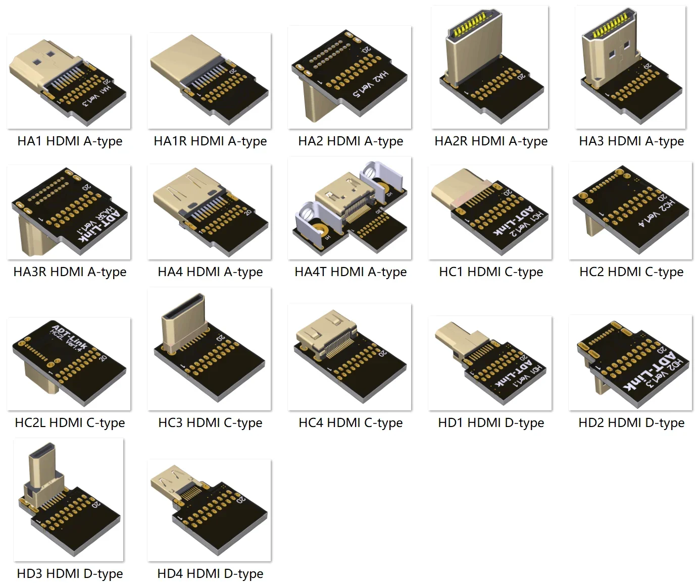 ADT ข้อศอก HDMI 2.0 ประเภท A ชายชายแบนสายขึ้นลงมุมสําหรับ FPV Aerial Photography กล้อง Gopro