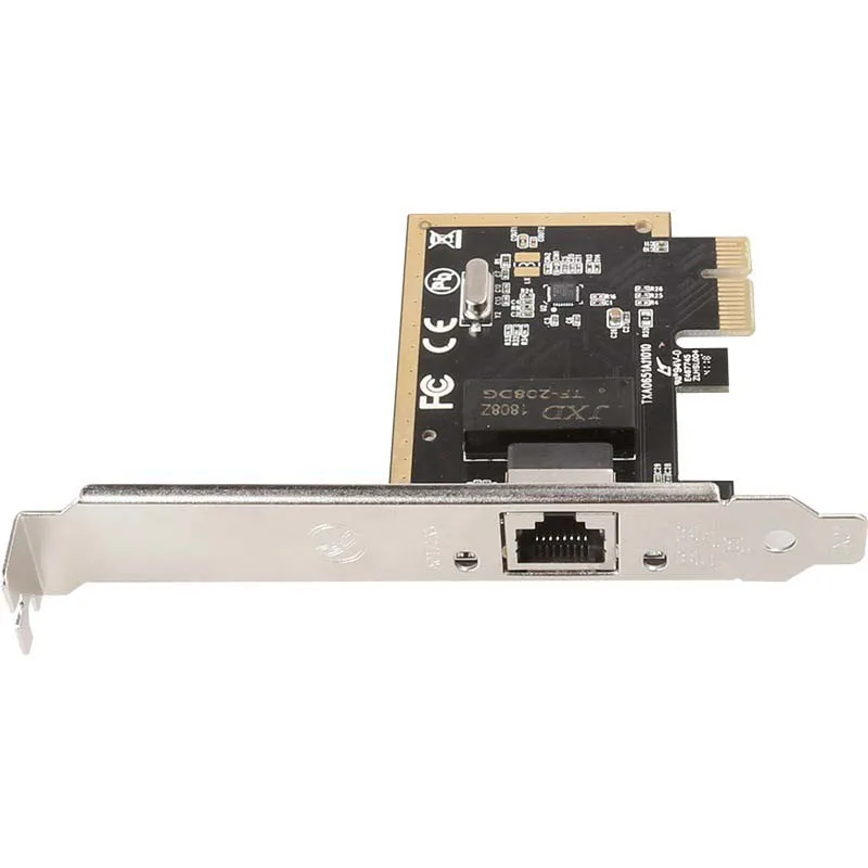 Carte réseau de jeu Gigabit PCI-E Ethernet, adaptateur LAN de RJ-45 adaptatif de jeu, puce RTL8111H pour carte LAN de bureau, 10 Mbps, 100 Mbps, 1000Mbps