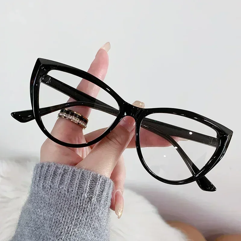 Vintage High Definition Cat Eye Myopia Glasses Anti Blue Light Short Sight Eyeglasses Ultra Light Minus Sight Eyewear 0 To -4.0