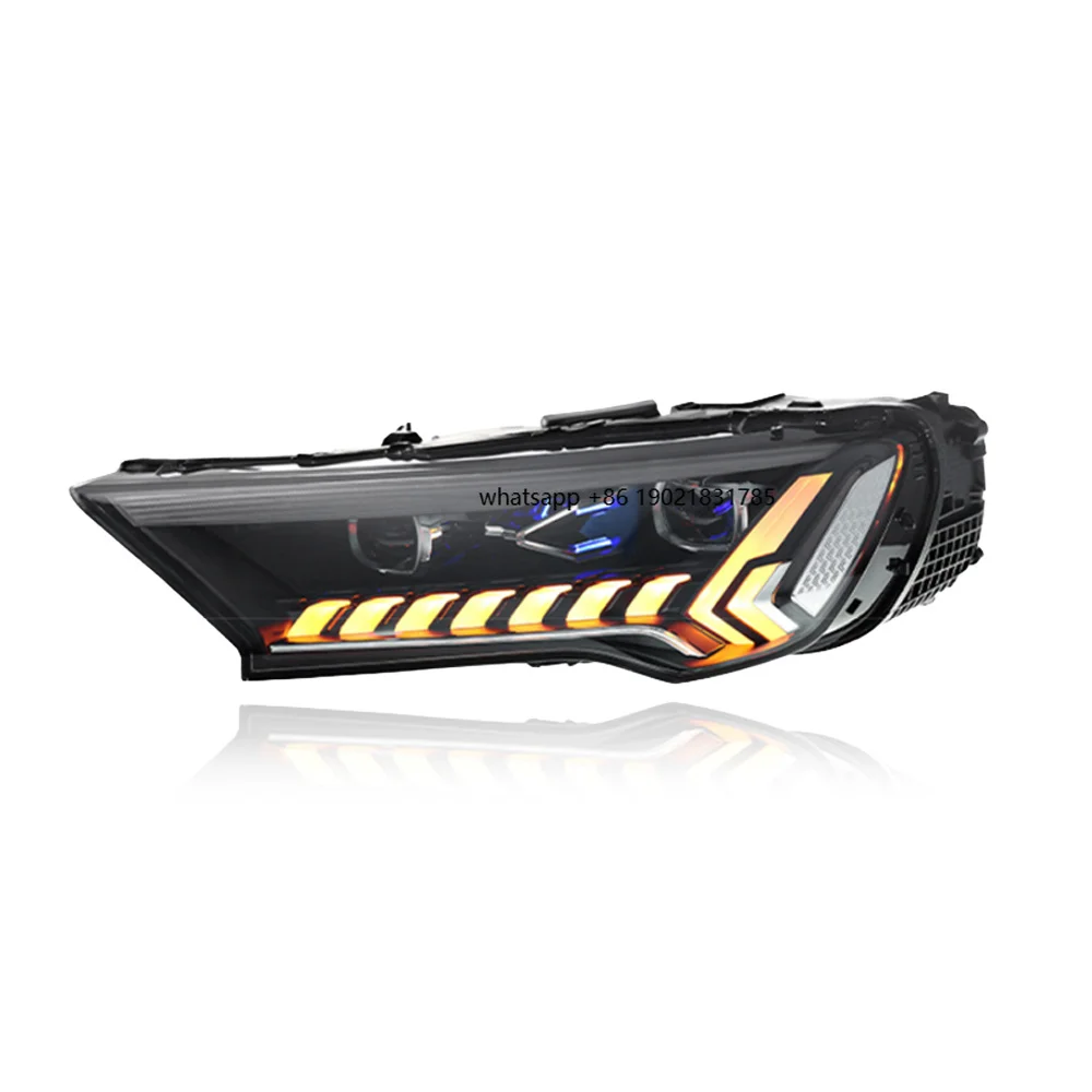 KGKB LED Headlight Assembly for  Q7 4MB 4MG 2016-2019 2022  Style Upgrade Seq Turn Signal Dynamic Startup Plug & Play