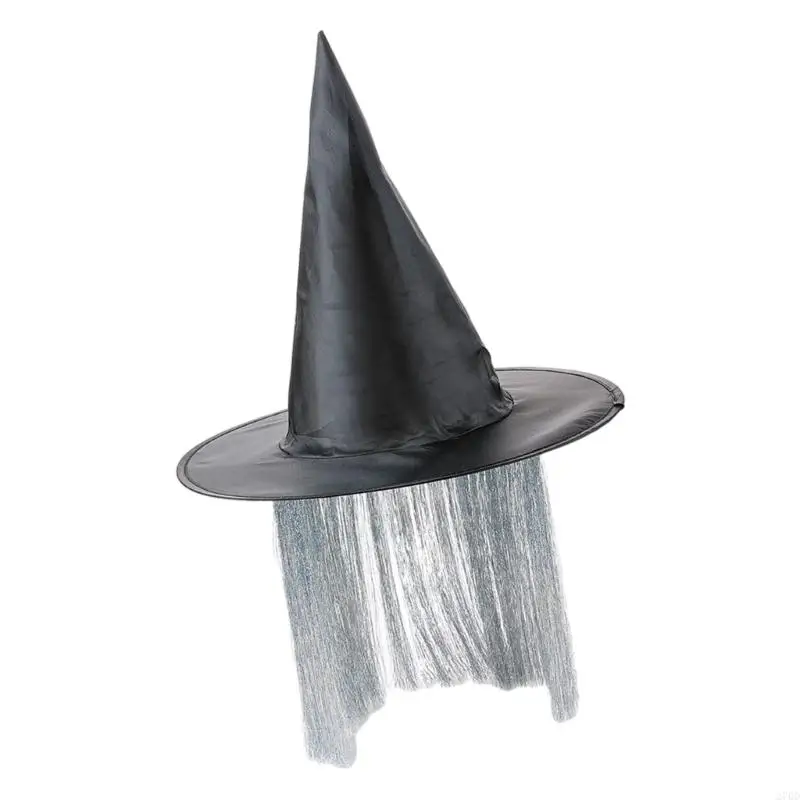 270D Delicate Halloween Witch Hat Costume Accessory With Breathable Oxford Fabric For Adults Teens And Family Use