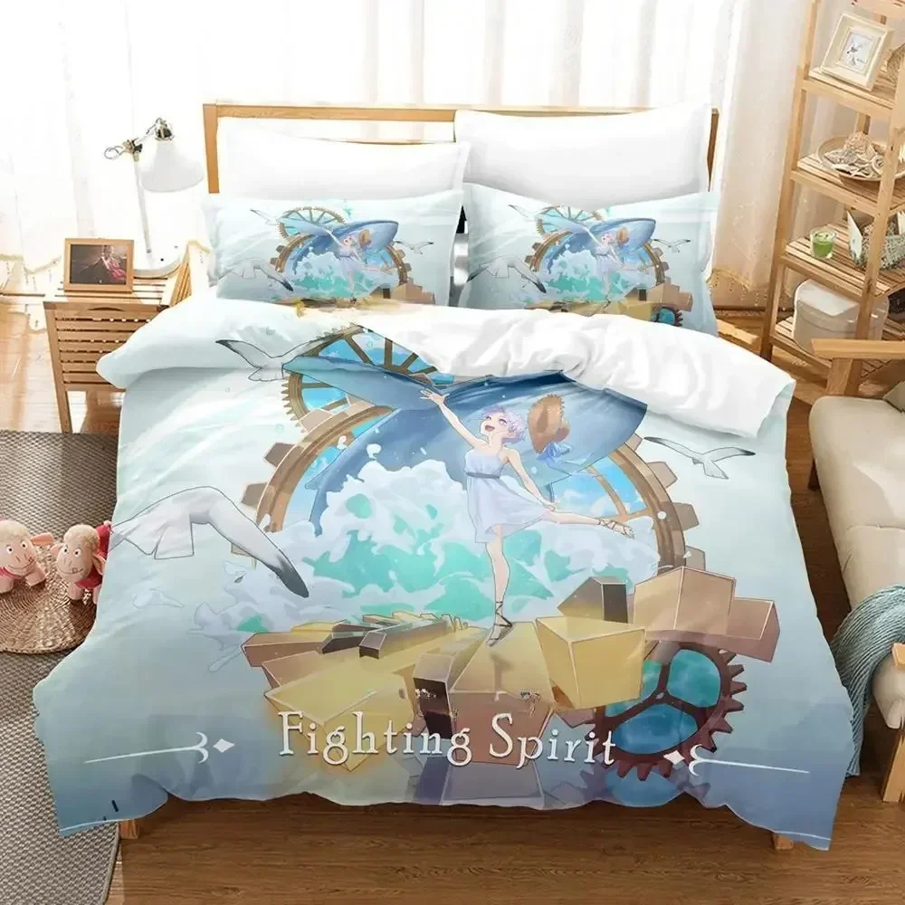 

Game DEEMO II Printed Bed Set Duvet Cover Pillowcase Bedding Set Bed Linen Sheet Quilt Cover Full Queen King Size 3D Anime Bed