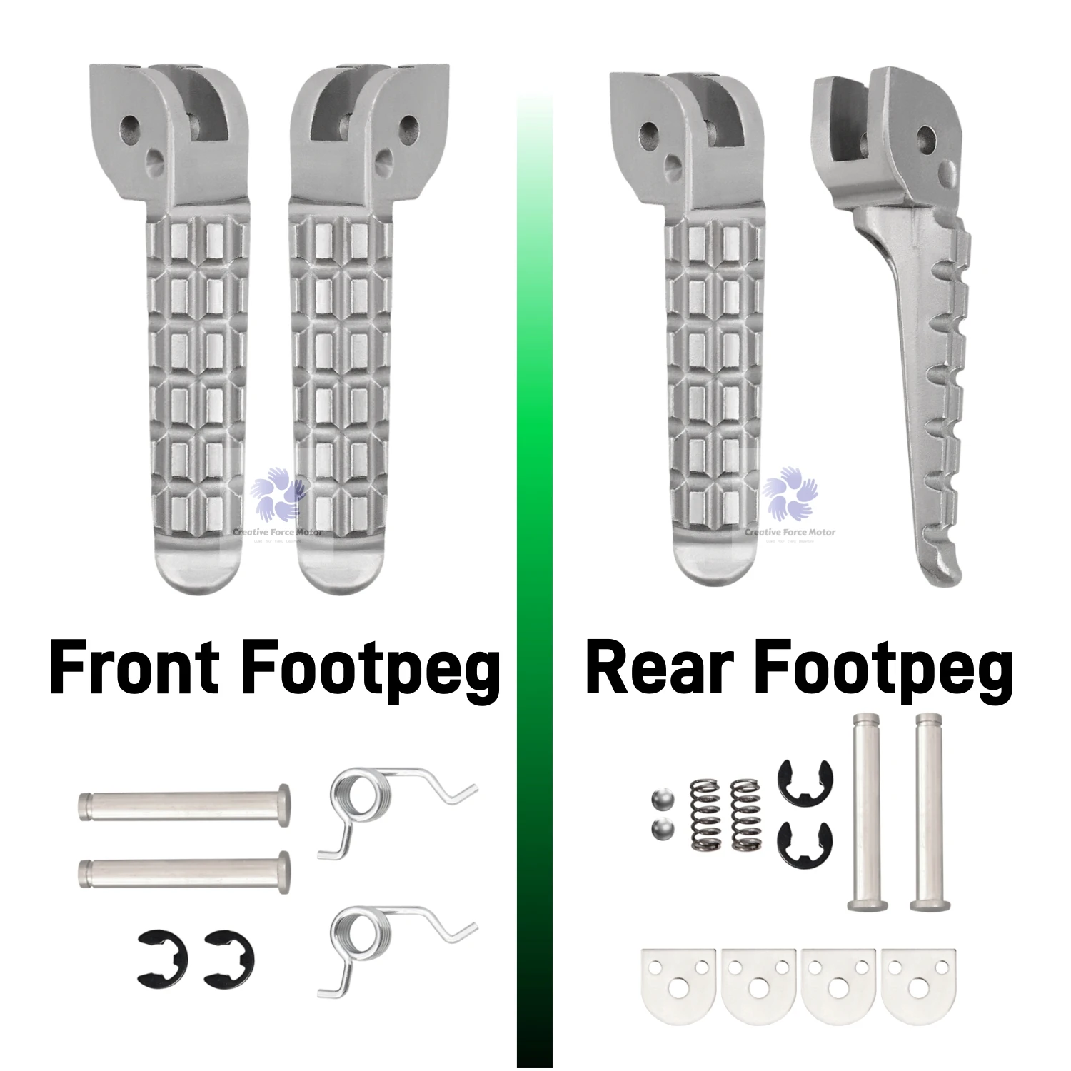 Rider Passenger Footrest motorcycle Highway Front Rear Foot Pegs For Ducati 1100 SuperSport 950 S Scrambler Icon Hypermotard 796 - view 2