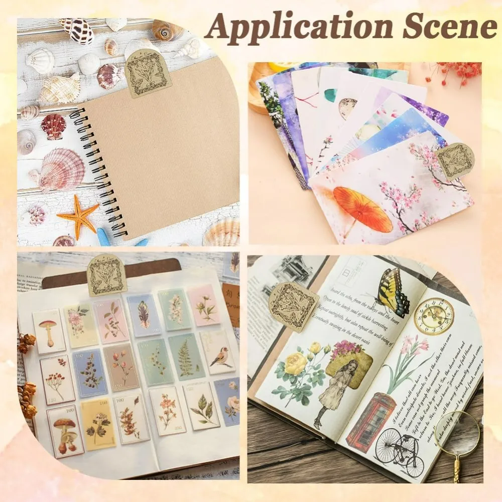 الزهور فراشة مجلة مقاطع معدنية خمر دفتر المسافرين كتاب بيل الموثق حامل سبيكة العتيقة البرونزية الزخرفية ميدوري