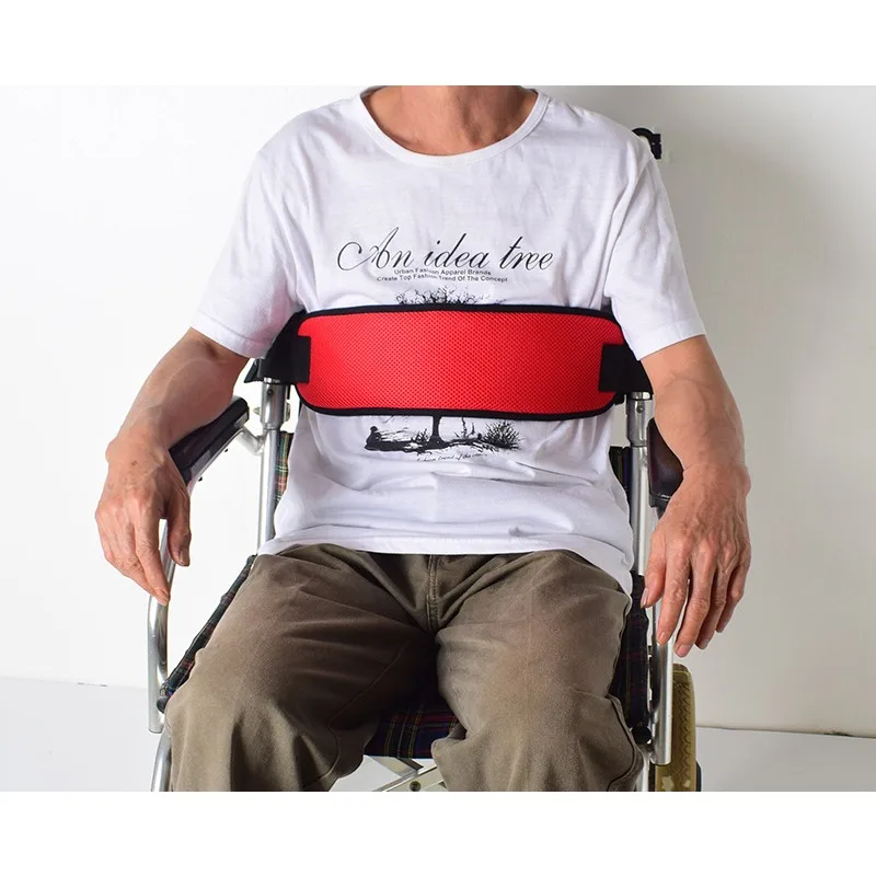 Multi-color Wheelchair Restraint Adjustable Belt Safety Harness Strap Chair Waist Belt For Elderly Patients Brace Support Care