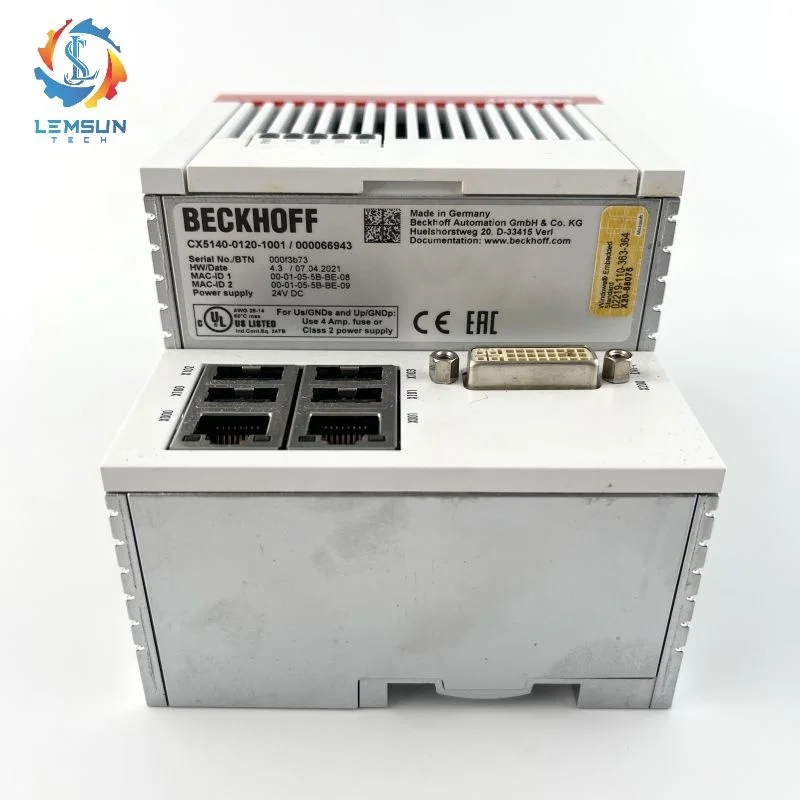 

SYSTEM Ceramic Digital Printer Code 60000559 Digital Input Cpu Module CX5140-0120-1001 Beckhoff Plc