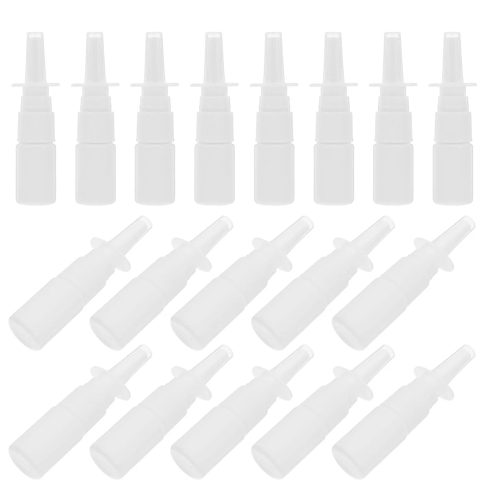 

200 Pcs Spray Bottles Plastic Small Refillable Portable Empty White Travel Cleaning 100ml Mini Reusable Eco Friendly