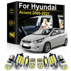 For Hyundai Accent 2 3 4 5 LC MC RB HC 2000 2007 2008 2010 2011 2012 2016 2017 2019 2020 2021 Accessories Car LED Interior Light