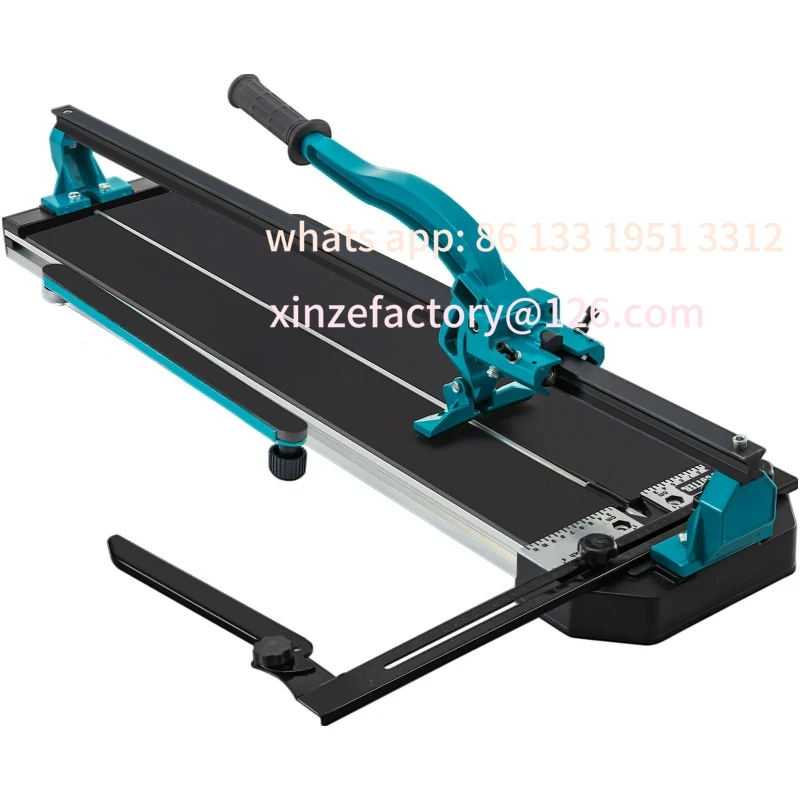 

Customizable Tile Cutter 48 Inch Manual Tile Cutter Tools with Single Rail & Double Brackets 3/5 in Cap with Precise
