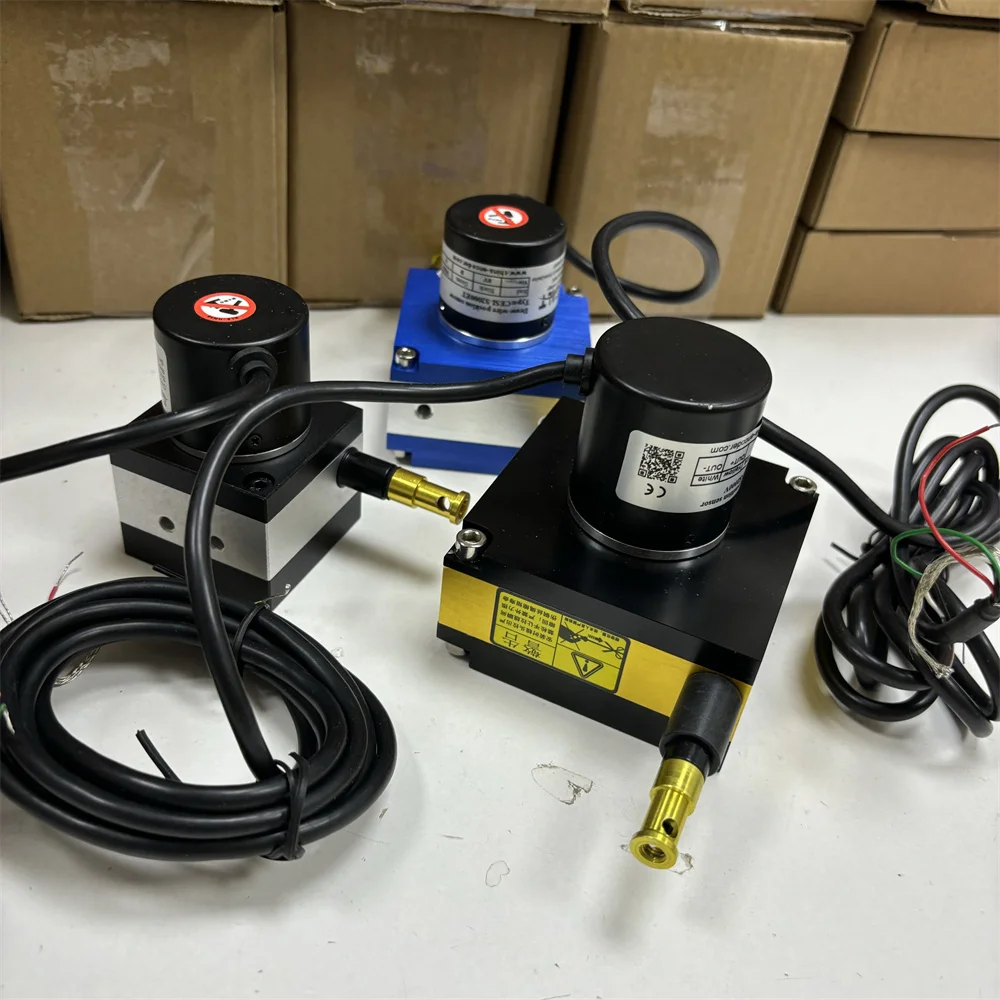 Draw Wire Displacement Potentiometer Position encoder Sensors 0-10V 2m Measuring for cylinderstesting machines CWP-S2000V