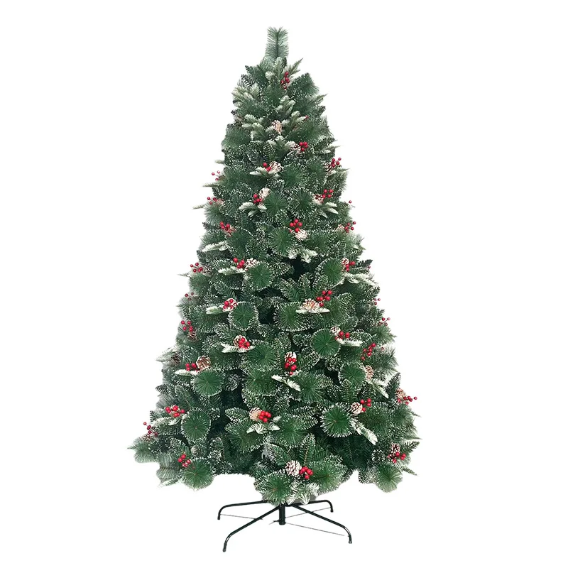 

Artificial pine needle Christmas tree holiday decoration polyethylene PVC Christmas cranberry tree