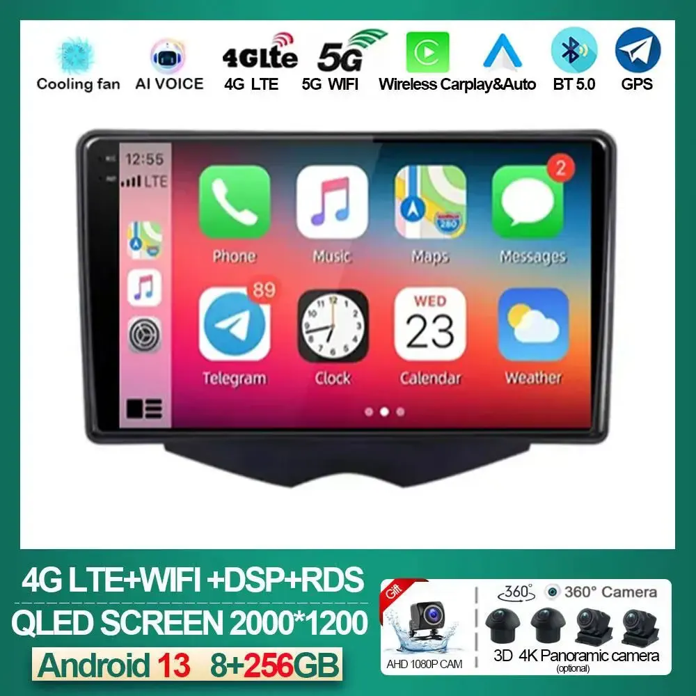 

Android 13 For Hyundai Veloster FS 2011 - 2017 Car Radio Multimedia Video Player Navigation Stereo Autoradio WIFI 5G No 2din DVD