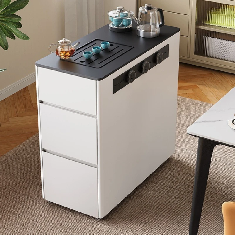 

Chatai Island integrated solid wood kitchen mobile separate side cabinet
