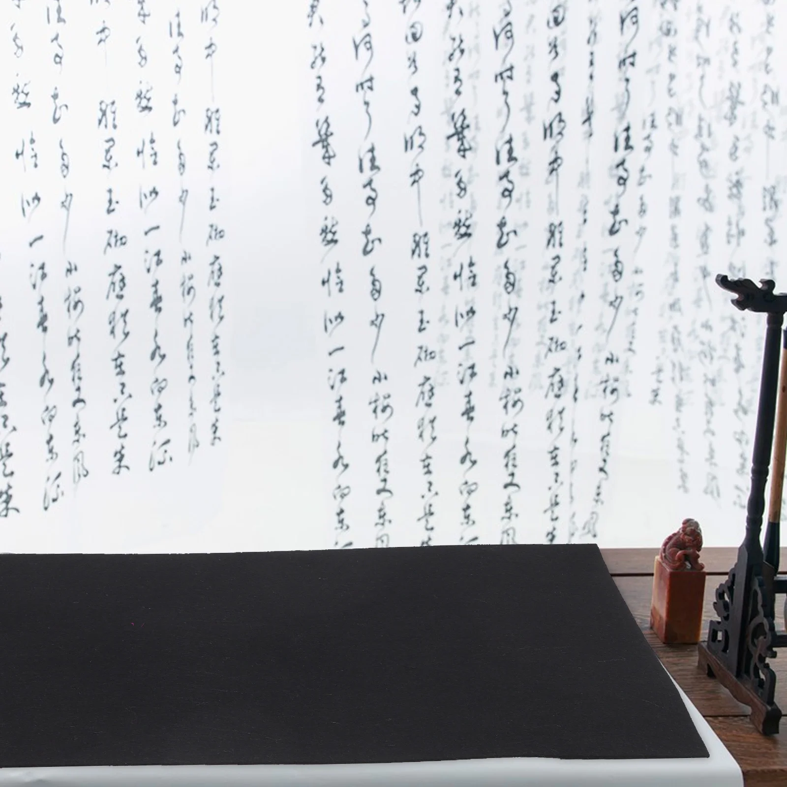 

Calligraphy Felt Pad Mat Black Practicing Painting and Drawing Chinese Hand Writing